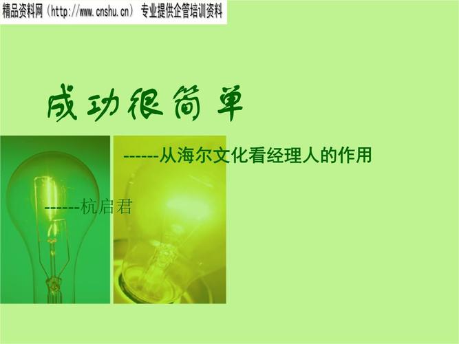 从海尔文化看经理人的作用 文化经纪人的视角